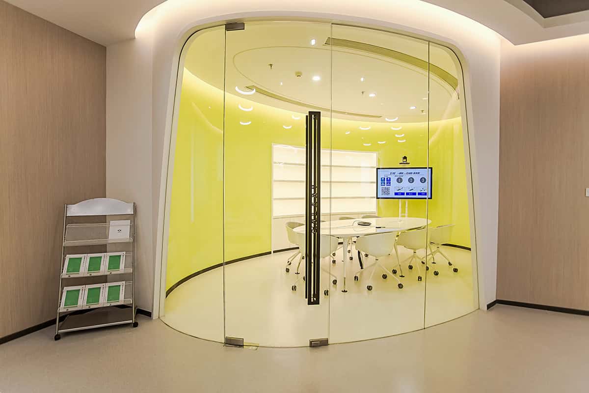 Office space design - Flowing melody Interior design of Shanghai KUNCHI office