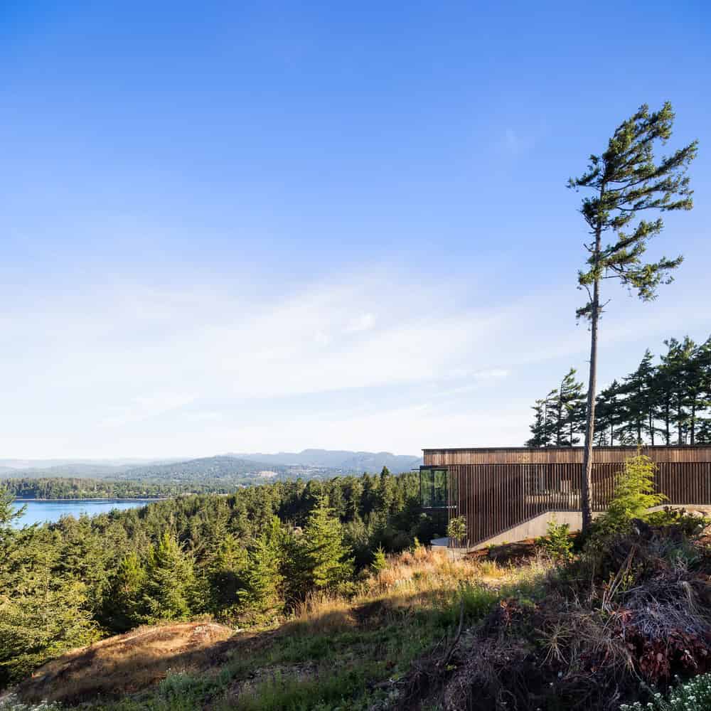 Okada Marshall House by D'Arcy Jones Architects in Sooke on Vancouver Island