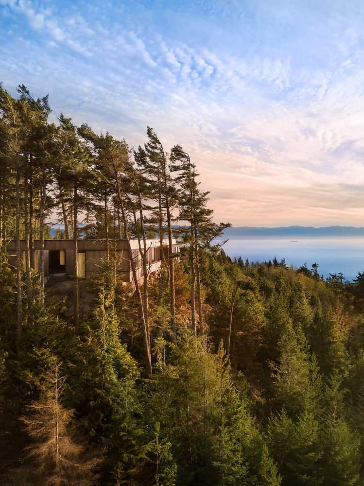Okada Marshall House by D'Arcy Jones Architects in Sooke on Vancouver Island