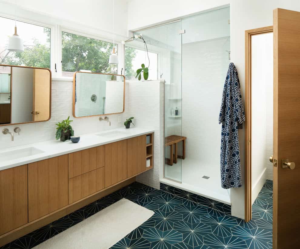 20 Imposing Mid-Century Modern Bathroom Designs You'll Fall In Love With