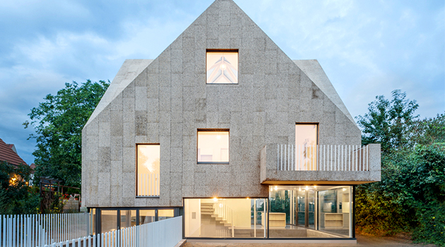 Cork Screw House by Rundzwei Architekten in Berlin, Germany