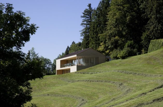 House A by Dietrich Untertrifaller Architekten in Dornbirn, Austria