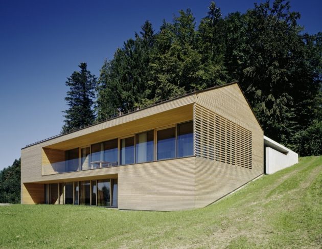 House A by Dietrich Untertrifaller Architekten in Dornbirn, Austria