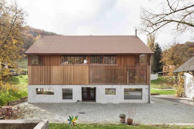 Mill Barn Conversion by Beck + Oser Architekten in Switzerland