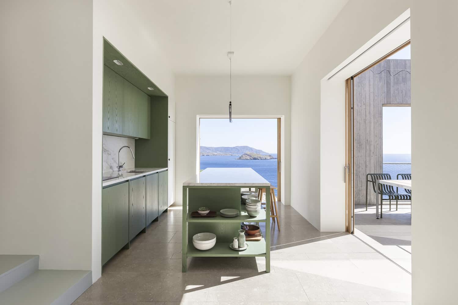 Patio House by OOAK Architects in Karpathos, Greece