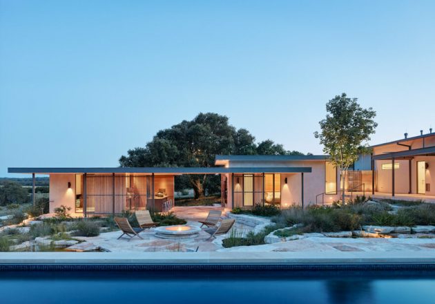 River Ranch by Jobe Corral Architects in Hill Country, Texas