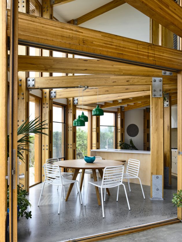 St. Andrews Beach House by Austin Maynard Architects in Victoria, Australia