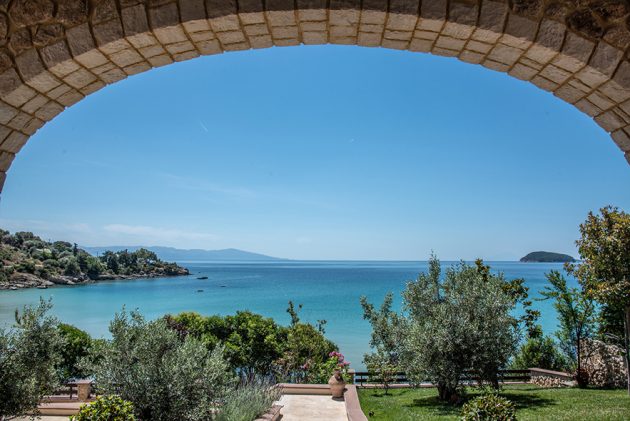 Villa by the seaside by Stella Adrimi in Kavala, Greece