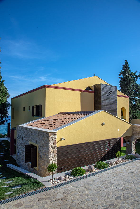 Villa by the seaside by Stella Adrimi in Kavala, Greece