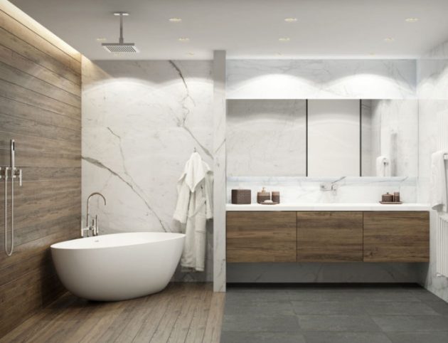 15 Creative Ways To Visually Enlarge Your Small Bathroom