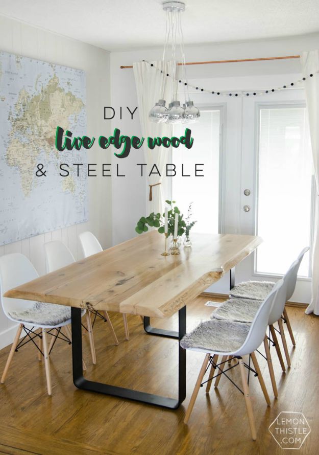 15 Awesome Diy Furniture Ideas In The, Mid Century Modern Dining Room Table Diy
