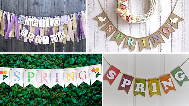 15 Beautiful Handmade Spring Banner Designs Your Decor Needs