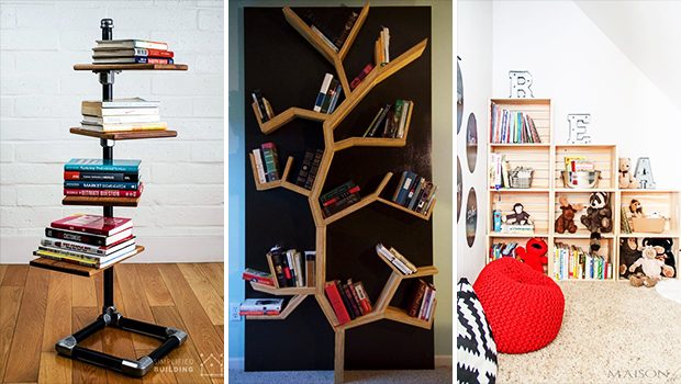 15 Charming DIY Bookshelf Ideas You’d Love To Craft