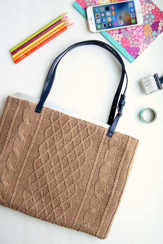 15 Chic DIY Laptop Bag Ideas To Carry Your Laptop In Style