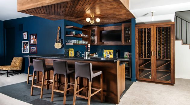 16 Outstanding Mid-Century Modern Home Bar Design You Need