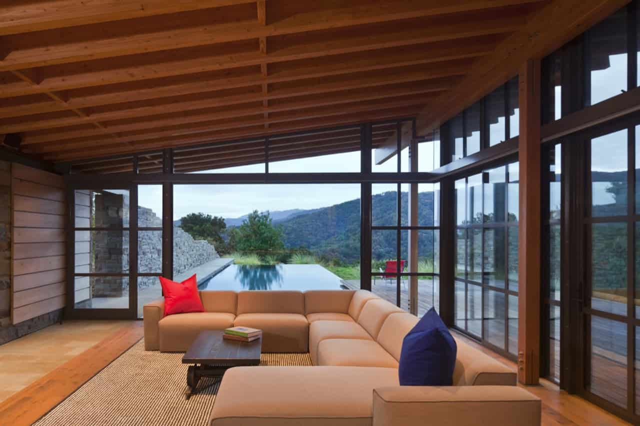 Halls Ridge Knoll Guest House by Bohlin Cywinski Jackson in Carmel-by-the-Sea, California