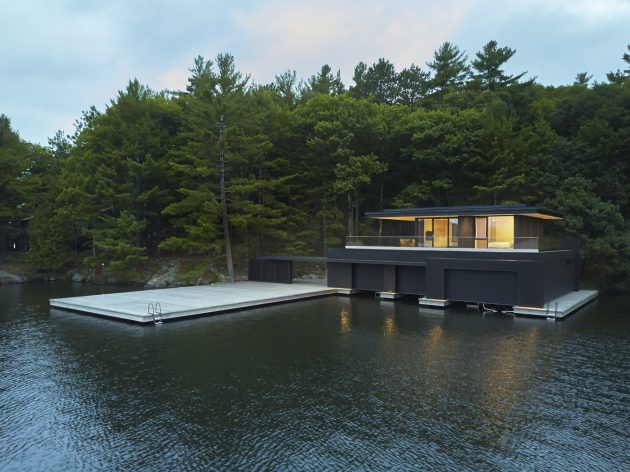 Muskoka Boathouse by Akb Architects in Ontario, Canada