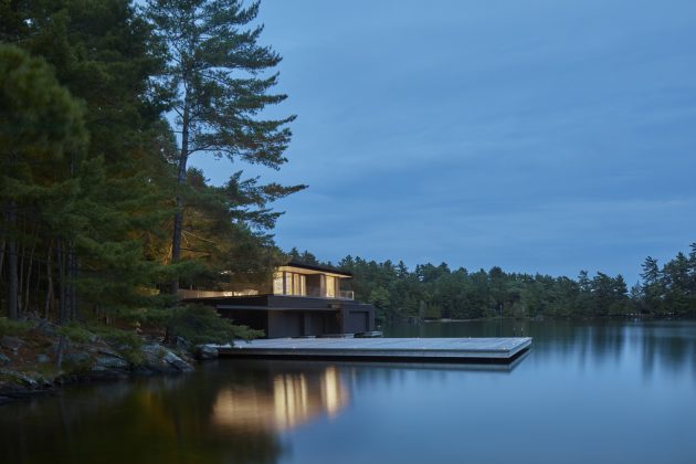 Muskoka Boathouse by Akb Architects in Ontario, Canada