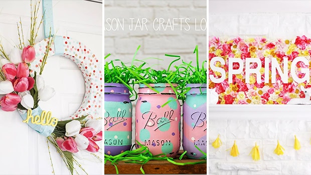 15 Beautiful DIY Spring Decor Ideas That Will Freshen Up Your Home