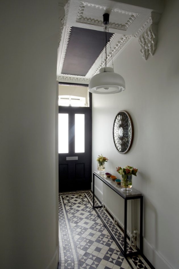 Modern Narrow Victorian Hallway Ideas