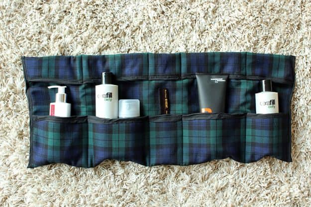 6. Sew A DIY Travel Toiletries Bag 6. Sew A DIY Travel Toiletries Bag