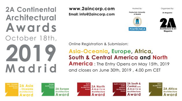 Event: 2A Continental Architectural Awards 2019, Madrid