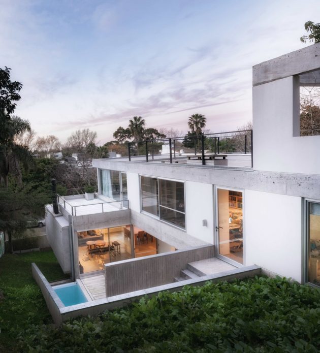 LRC House by BDB Arquitectos in San Isidro, Argentina