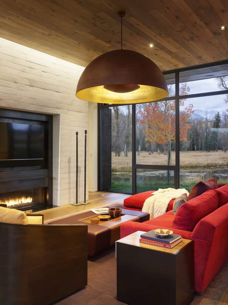 Queen's Lane Pavilion by Carney Logan Burke Architects in Jackson, Wyoming