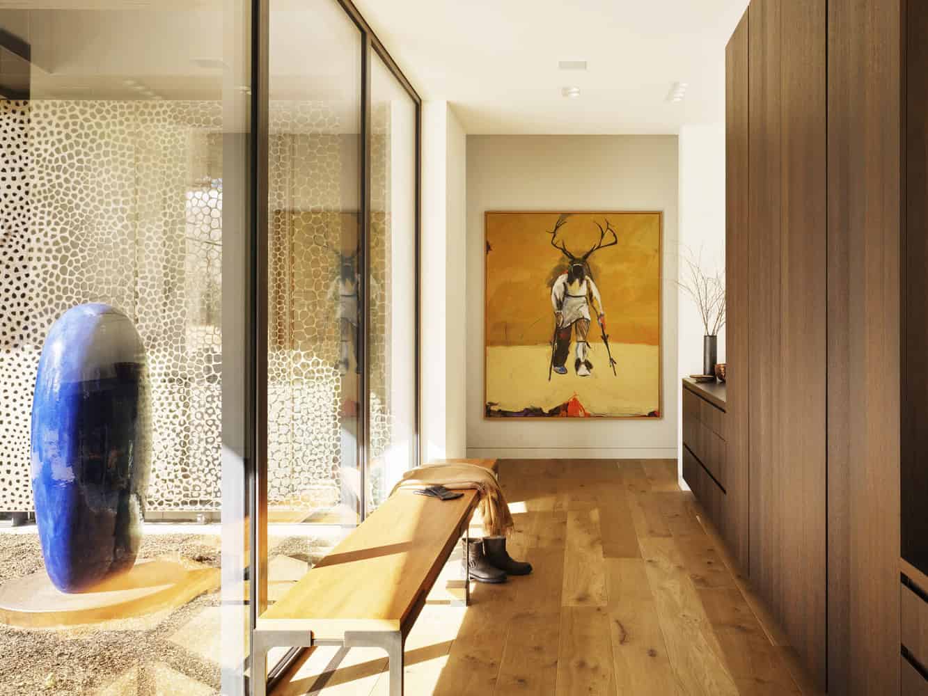 Queen's Lane Pavilion by Carney Logan Burke Architects in Jackson, Wyoming