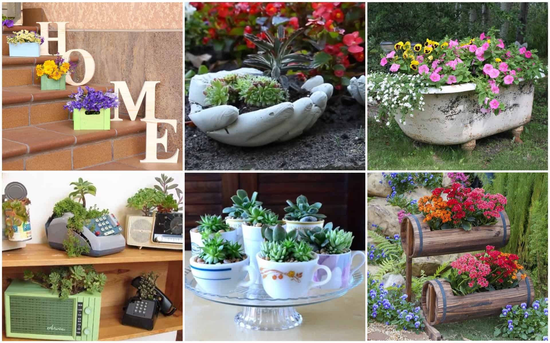19 Super Easy DIY Flower Pots That You Can Do For Free