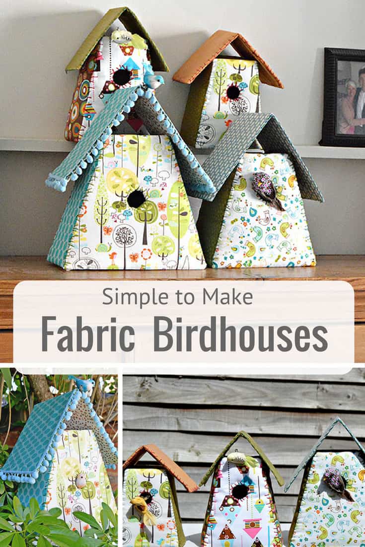 11. HOMEMADE FABRIC BIRDHOUSES 11. HOMEMADE FABRIC BIRDHOUSES