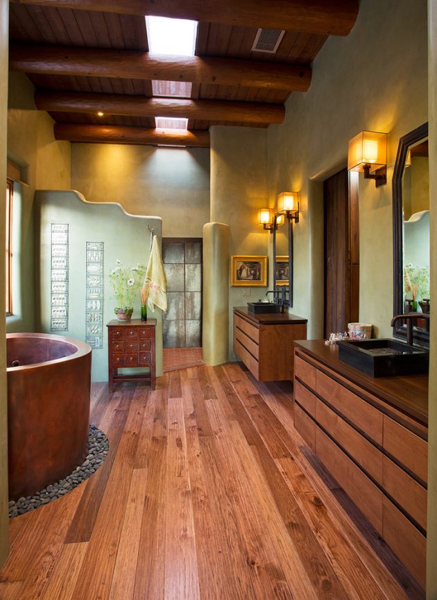 15 Charming Southwestern Bathroom Designs You'll Drool Over