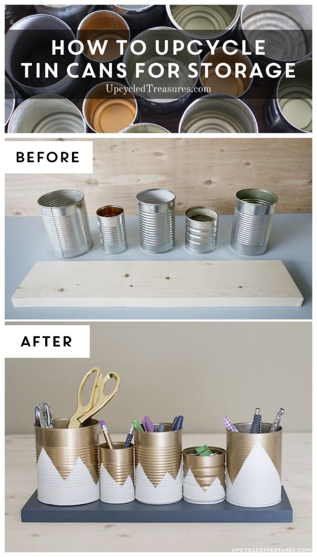 15 Handy DIY Tin Can Craft Ideas You Can Make With No Struggle At All
