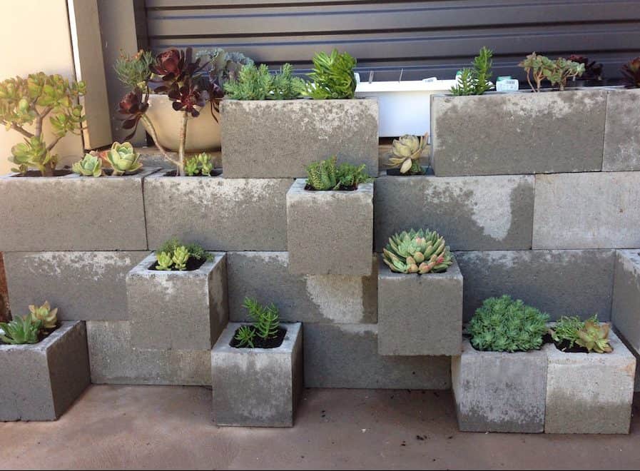19 Cool Cinder Block Planters That Everyone Can Make 19 Cool Cinder Block Planters That Everyone Can Make