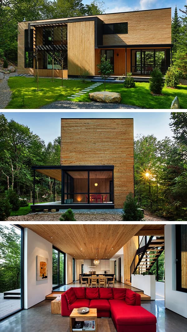 La Chasse-Galerie Home by Thellend Fortin Architectes in Montreal, Canada
