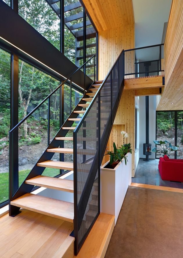 La Chasse-Galerie Home by Thellend Fortin Architectes in Montreal, Canada
