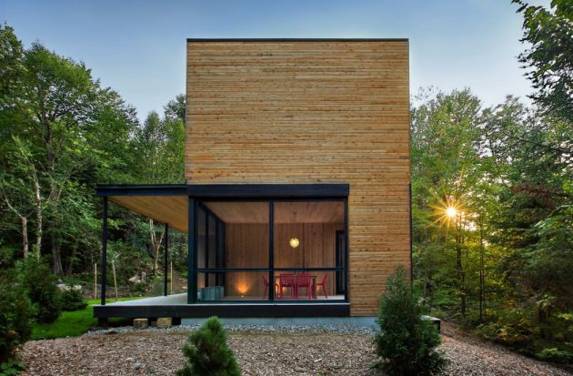 La Chasse-Galerie Home by Thellend Fortin Architectes in Montreal, Canada