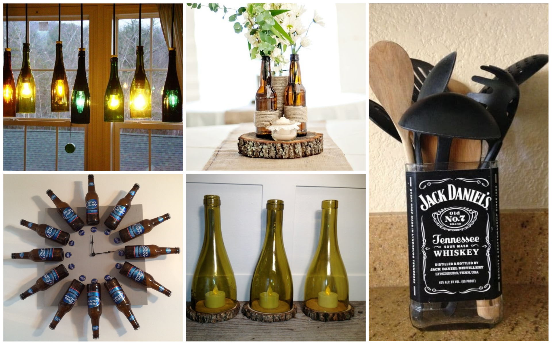 18 New Creative Diy Glass Bottle Crafts That Are Worth Seeing
