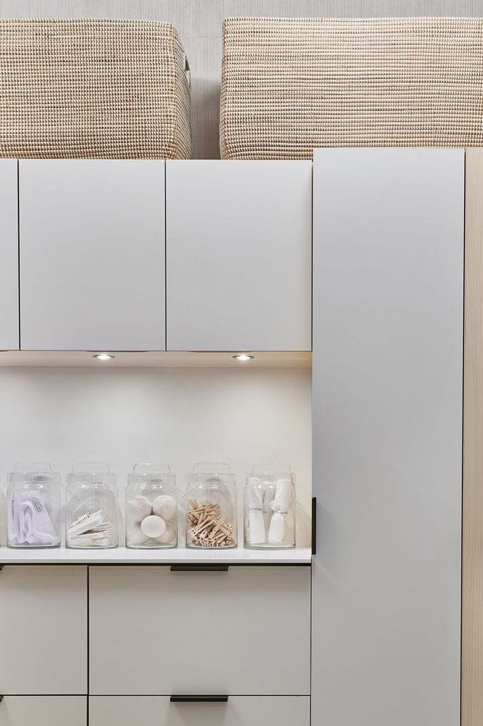 4. Store Smaller Supplies in Jars