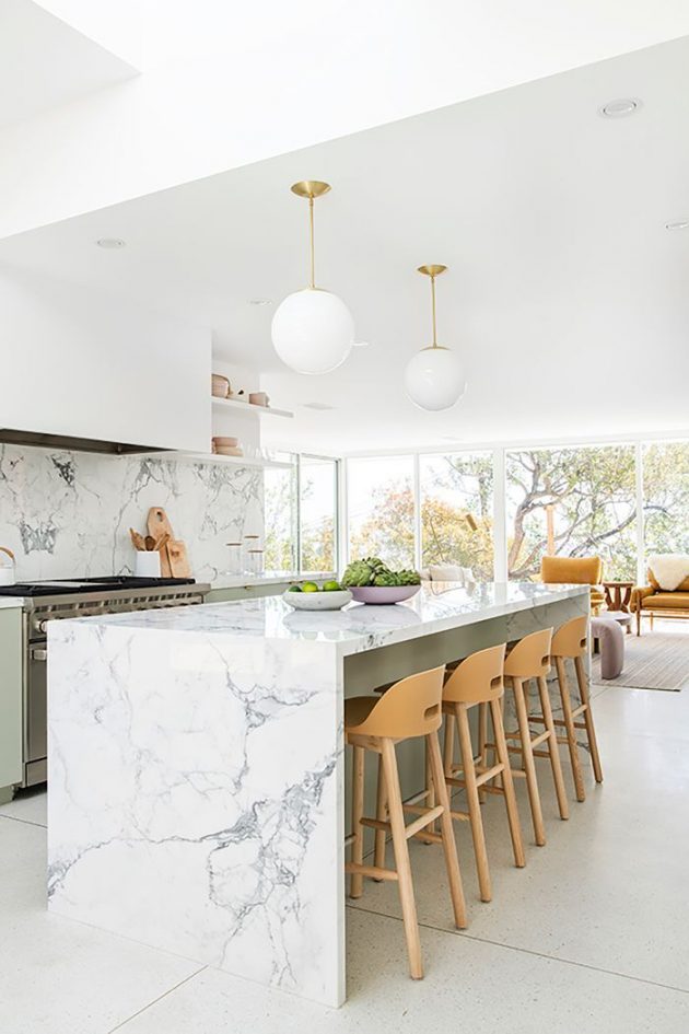The Marble Kitchens to Pin for Your Dream Board of Interior Design Dreams