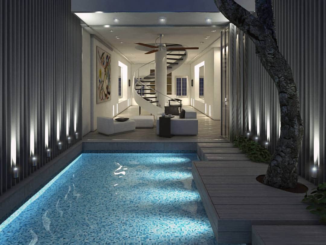 Winner of master pools guild awards. Mini House Swimming Pool : 10 Minimalist Swimming Pool Designs For Small Terraced Houses