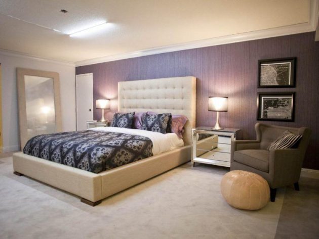 16 Attractive Bedrooms With Accent Wall To Break The Monotony