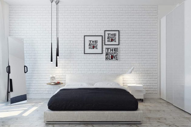 16 Trendy Ideas To Add White Brick Wall In Your Interior Design