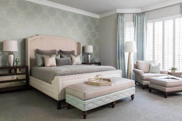 16 Attractive Bedrooms With Accent Wall To Break The Monotony