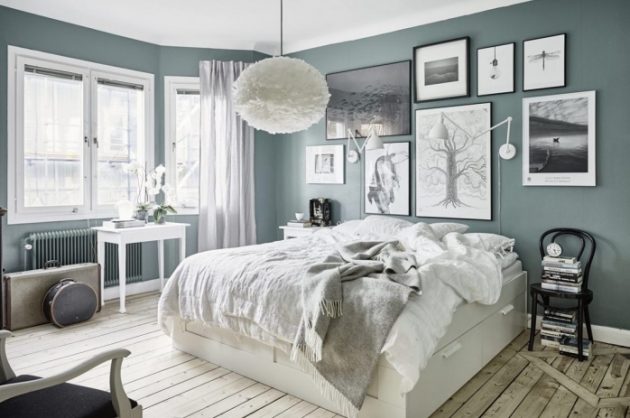 16 Attractive Bedrooms With Accent Wall To Break The Monotony