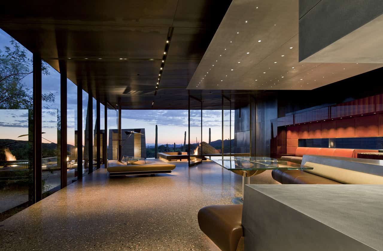 Desert Courtyard House by Wendell Burnette Architects in Scottsdale, Arizona Desert Courtyard House by Wendell Burnette Architects in Scottsdale, Arizona