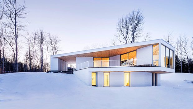 Nook Residence by MU Architecture in Mansonville, Canada