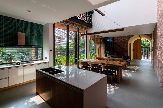 Oldmeetsnew House by Block Architects in Tar Vinh, Vietnam