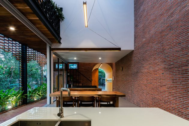 Oldmeetsnew House by Block Architects in Tar Vinh, Vietnam