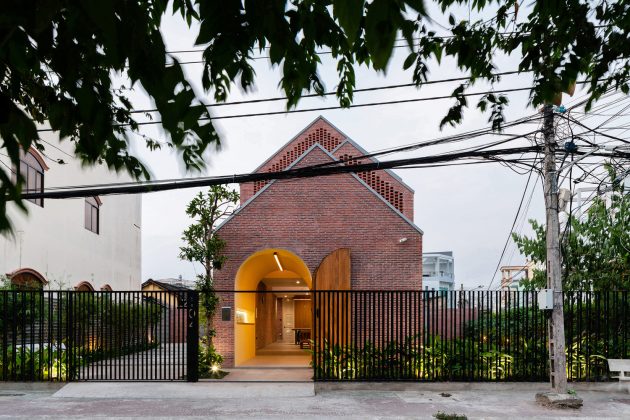 Oldmeetsnew House by Block Architects in Tar Vinh, Vietnam